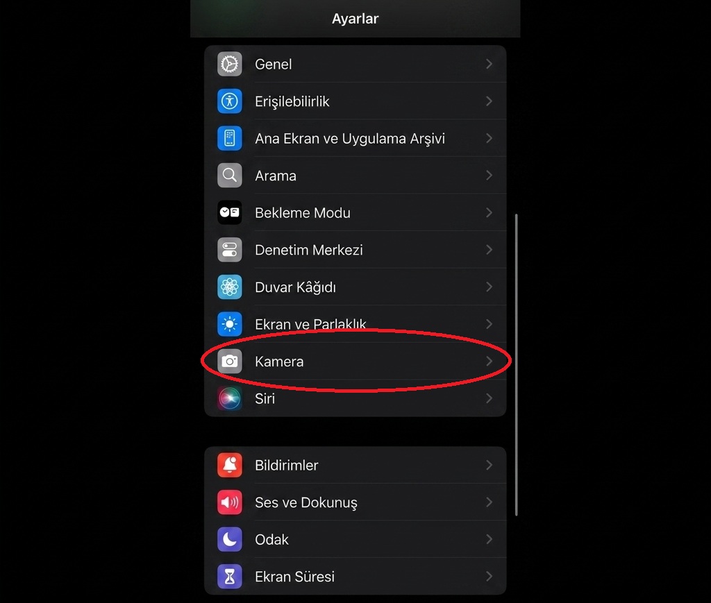 iphone ayarlar